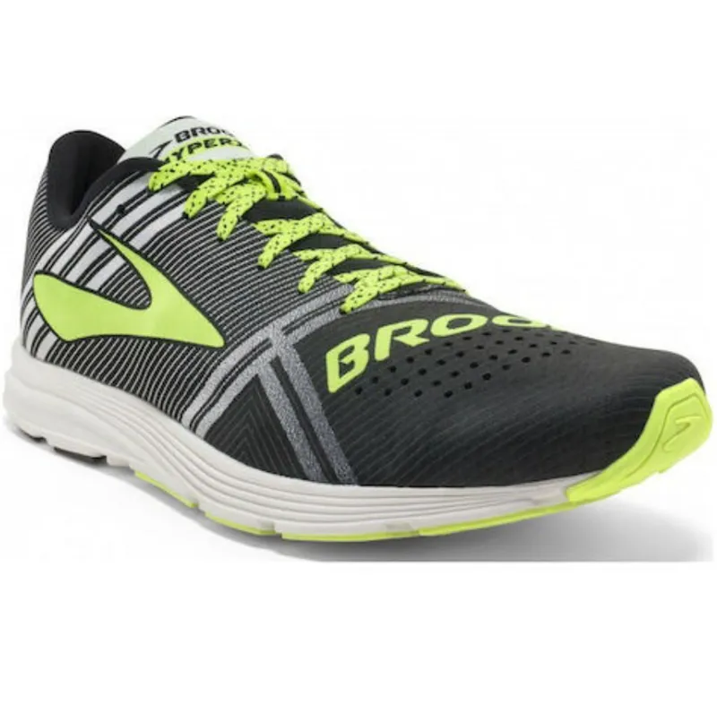 Brooks Men's Hyperion - Black/White UK 13-1